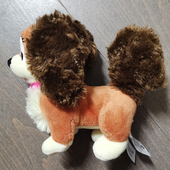 Disney Store Fifi Minnie Mouse Dog Disney Jr Plush Stuffed Animal Toy 6" - Picture 3 of 8